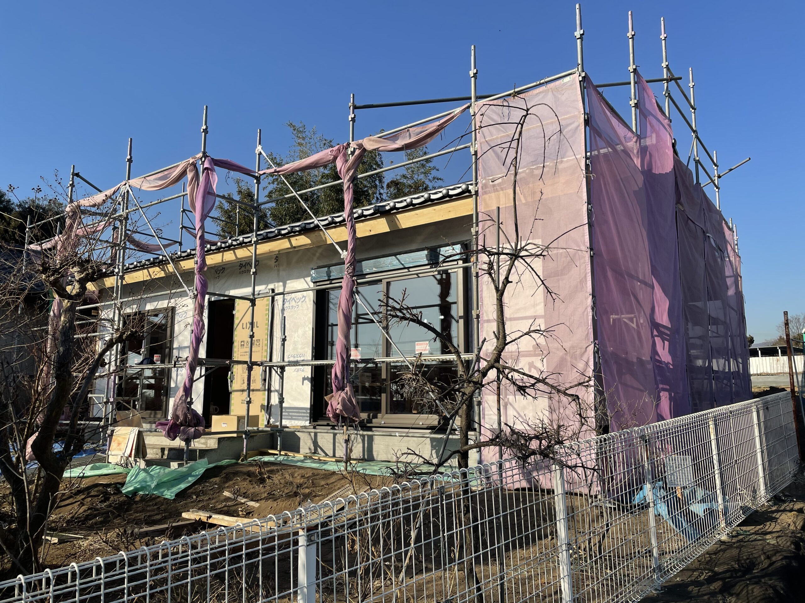 富士見町小暮で平屋工事中！