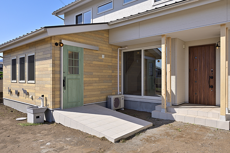 店舗併用住宅。