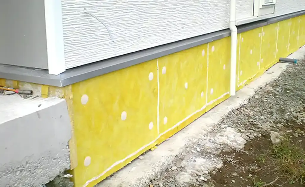 基礎断熱の施工